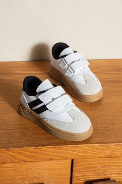 Albishoes Unisex Erkek - Kız - Çocuk Bebek Işıklı Cırtlı Okul Ayakkabısı Sneaker Çocuk Spor Ayakkabı - 2