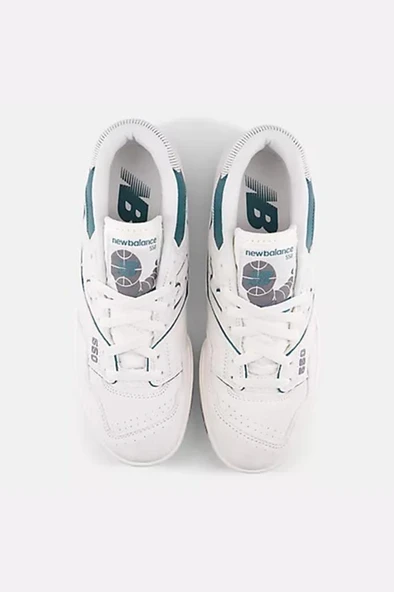 New Balance Lifestyle BBW550SE Bej/Yeşil Kadın Günlük Spor Ayakkabı - Resim 4