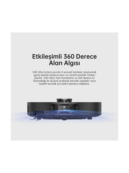 Dreame X40 Ultra Çöp İstasyonlu Akıllı Robot Süpürge - 2