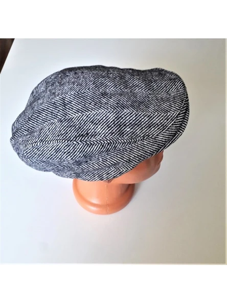 GRI ÇIZGILI LONDON KASKET - 2