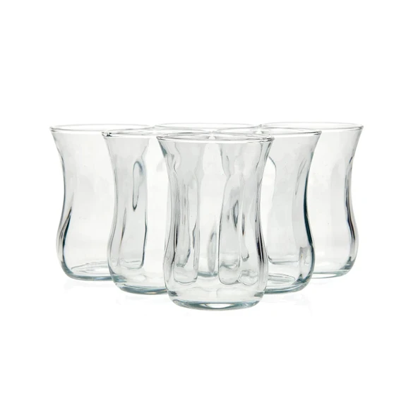 Lav optikli klasik çay bardağı 72 parça çay bardak - 2