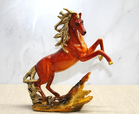 Polyester Şahlanmış At Figürü Alk4590 ürün görseli