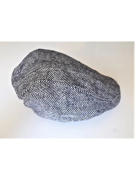 GRI ÇIZGILI LONDON KASKET - 4