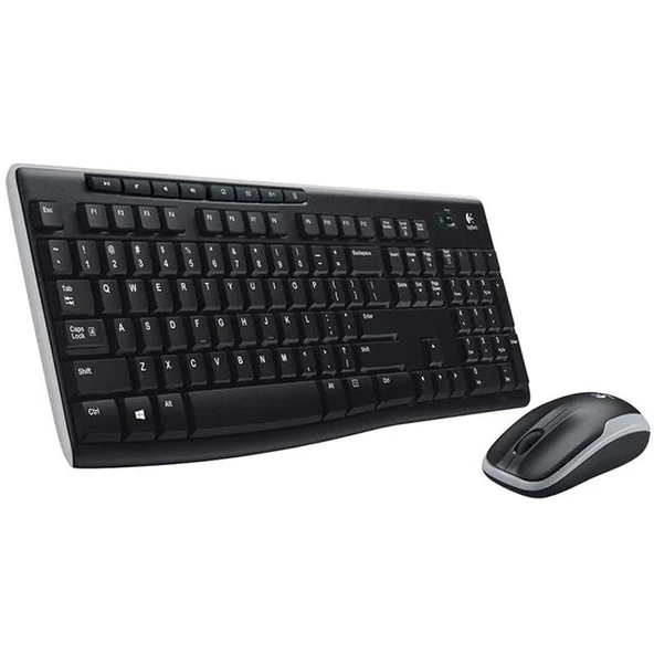 Logitech MK270 Kablosuz Klavye Set Mm Q Tr Siyah - 2