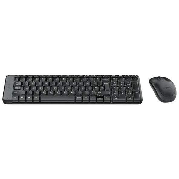 Logitech MK220 Q Tr Siyah Kablosuz Klavye Mouse Set - 2