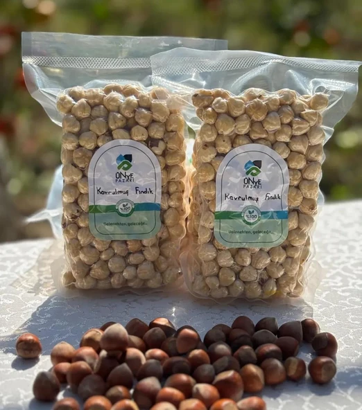 Giresun Kavrulmuş Fındık Vakum Paket 1000GR /2 ADET - 1