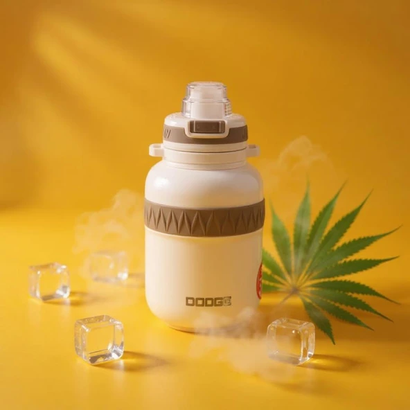 Dodge Fat Çelik Termos Matara 770Ml Beyaz - Resim 7