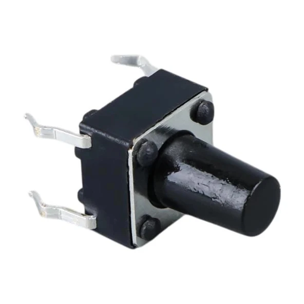 Tact Switch (C-9 Buton) 6X6X5Mm (Ic-200) - Resim 2