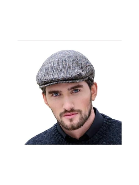 GRI ÇIZGILI LONDON KASKET