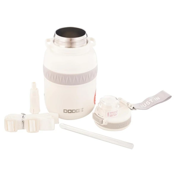 Dodge Fat Çelik Termos Matara 770Ml Beyaz - Resim 4