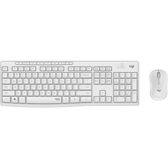 LOGITECH MK295 Q TR SESSİZ KABLOSUZ KLAVYE MOUSE SET BEYAZ 920-010089 - Resim 2