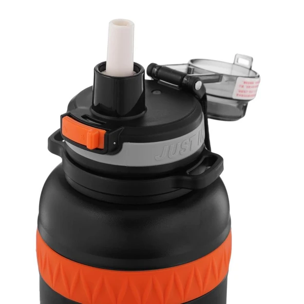 Dodge Fat Çelik Termos Matara 770Ml Siyah - Resim 3