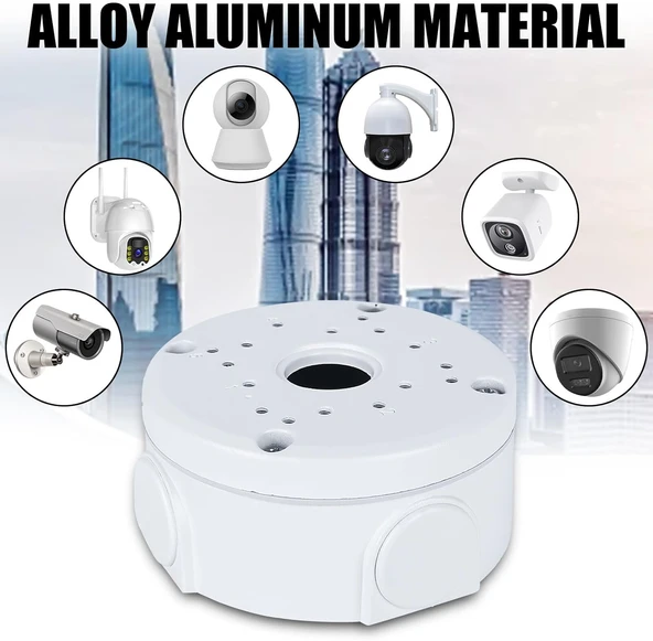 Güvenlik Kamerası Elektrik Montaj Buatı Bağlantı Kutusu 12cm - Resim 6