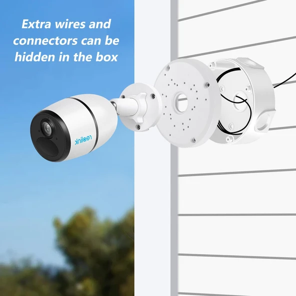 Güvenlik Kamerası Elektrik Montaj Buatı Bağlantı Kutusu 12cm - Resim 3