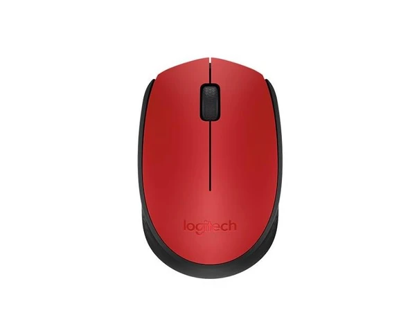 LOGITECH M171 KABLOSUZ USB MOUSE KIRMIZI 910-004641 ürün görseli 1