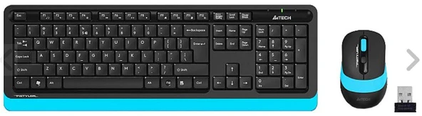 A4 TECH FG1010 Q MAVİ MM KABLOSUZ KLV+MOUSE SET ürün görseli 1