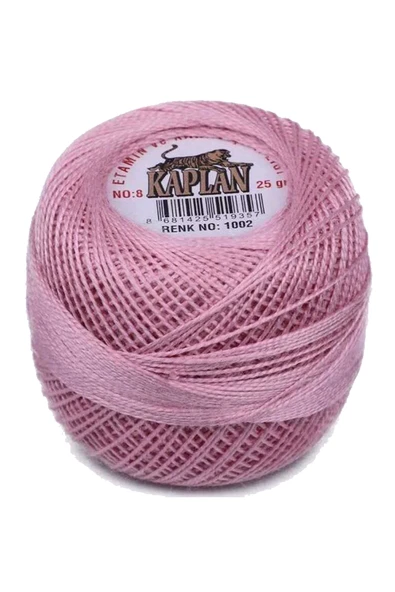 3 Adet Kaplan Etamin Ve Kanaviçe İpi 8 No Kod/Renk: 1002 - 3350 - 204 - Ryl - 3