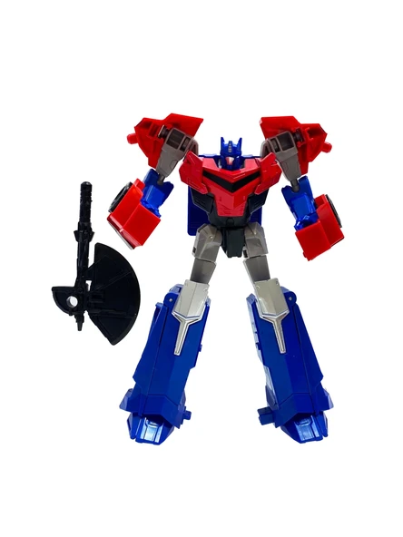 Transformers T-Warrior Metal Gövde Optimus Prime Robot Araba - 2