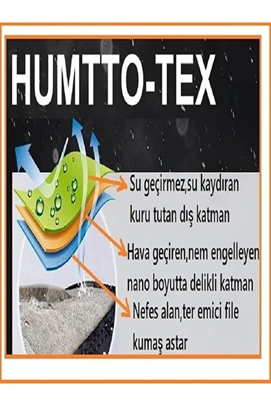 HUMTTO 350143B WATERPROOF OUTDOOR KADIN SPOR AYAKKABI - Resim 12