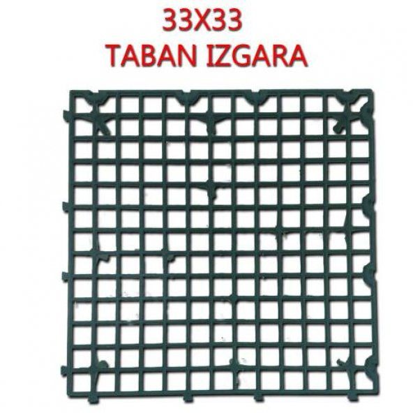 Güvercin Kümes Taban Izgarası (1 m2 9 adet ) Tavuk Taban Izgara,Yer Izgara Güvercin Izgarası 33x33