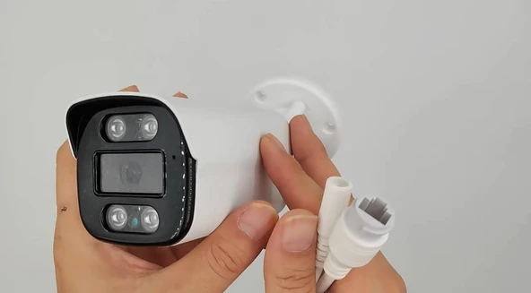 4mp IP Kamera Metal Kasa 3.6mm Ses Kayıt Gece Görüşü İç ve Dış Mekan Su Geçirmez Onvif - Resim 8