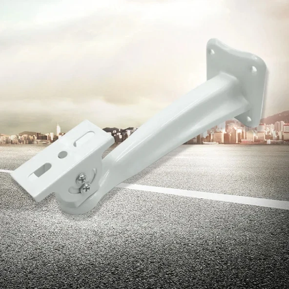 Bullet Kamera Montaj Ayağı 19cm Ayarlanabilir Başlı Muhafaza Braketi - 3