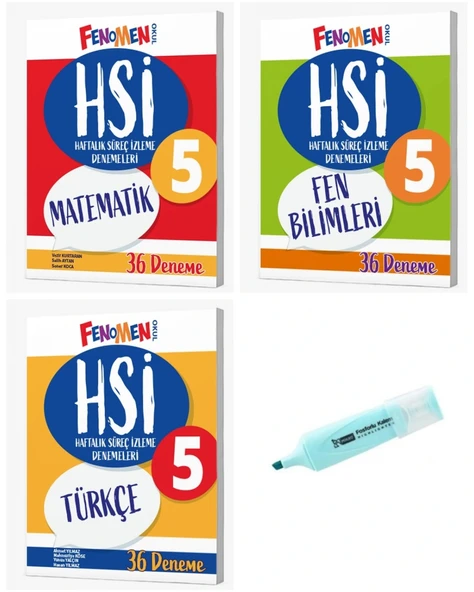 5. Sınıf HSİ Matematik Fen Bilimleri Ve Türkçe 36 Deneme