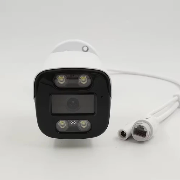 4mp IP Kamera Metal Kasa 3.6mm Ses Kayıt Gece Görüşü İç ve Dış Mekan Su Geçirmez Onvif - Resim 6