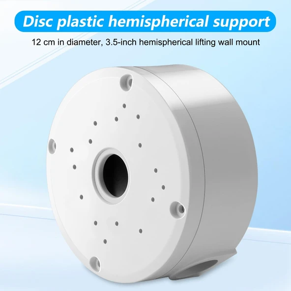 Güvenlik Kamerası Elektrik Montaj Buatı Bağlantı Kutusu 12cm - Resim 4