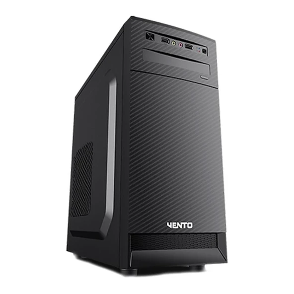 VENTO TA-K62 750W 1X80MM FAN USB 3.0 MIDI TOWER SİYAH KASA ürün görseli 1