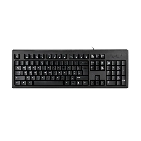 A4 TECH KM-720 Q TR MM SİYAH USB KABLOLU KLAVYE - Resim 2