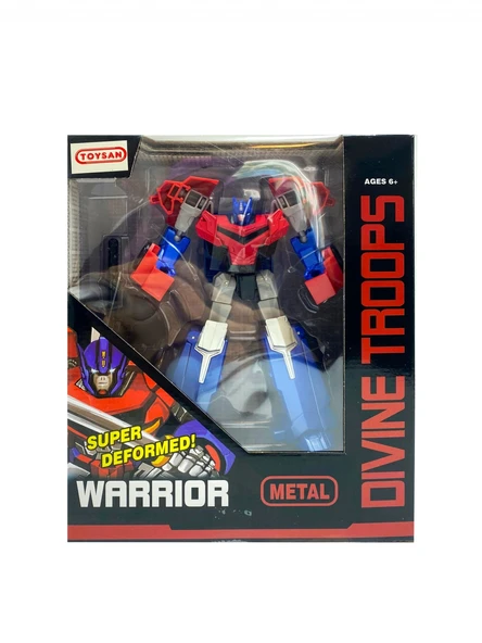 Transformers T-Warrior Metal Gövde Optimus Prime Robot Araba - 4