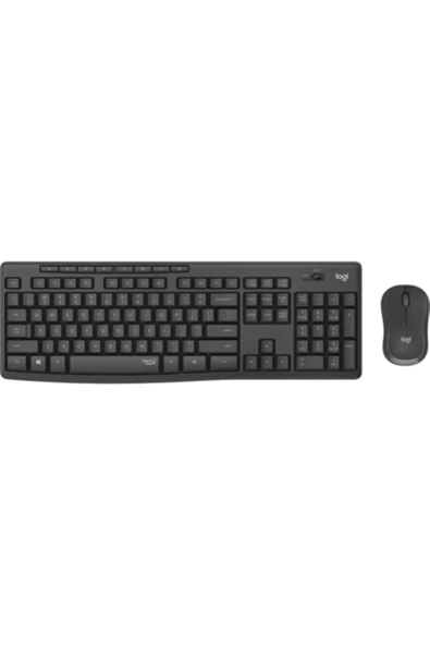 LOGITECH MK295 Q TR SESSİZ KABLOSUZ KLAVYE MOUSE SET SİYAH 920-009804 ürün görseli 1
