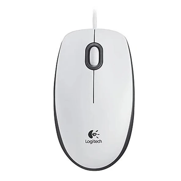 LOGITECH M100 USB KABLOLU MOUSE BEYAZ 910-006764 - Resim 2