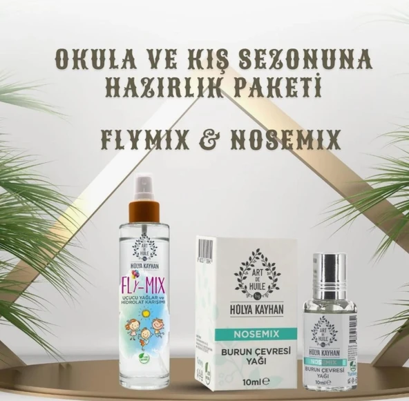 Art De Huile By Hülya Kayhan Fly Mix-Nose Mix Okula ve Kış Sezonuna Hazırlık Avantaj Paketi