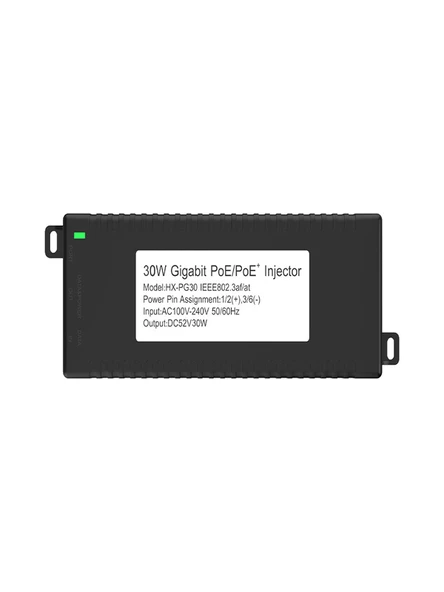 Anunnaki AN1030 Gigabit PoE Injector | 30W 1000Mbps IEEE802.3af/at IP Kamera Network Güç Adaptörü - 3