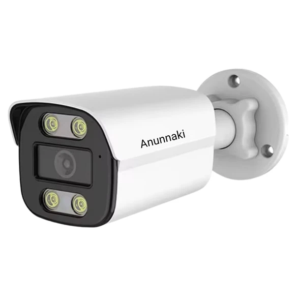 4mp IP Kamera Metal Kasa 3.6mm Ses Kayıt Gece Görüşü İç ve Dış Mekan Su Geçirmez Onvif - Resim 2