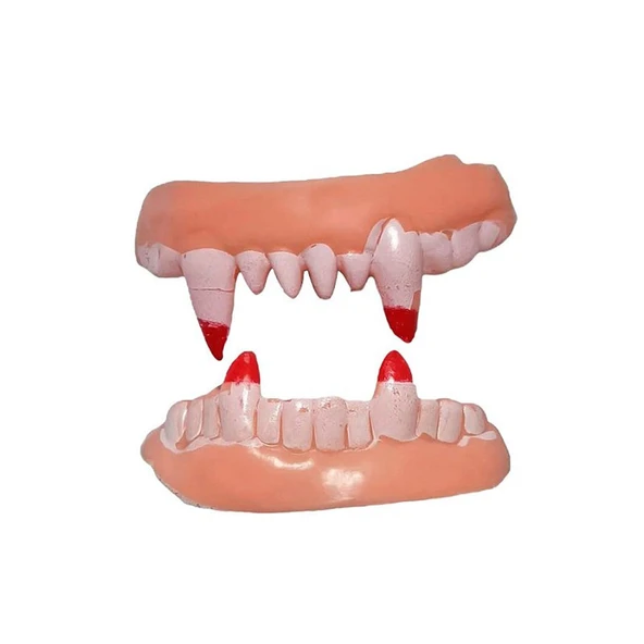 Çift Damak Yumuşak Vampir Dişleri ürün görseli 1