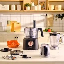 Karaca Mastermaid Power Max 11 in 1 Mutfak Robotu 2500W Black Copper - Resim 2