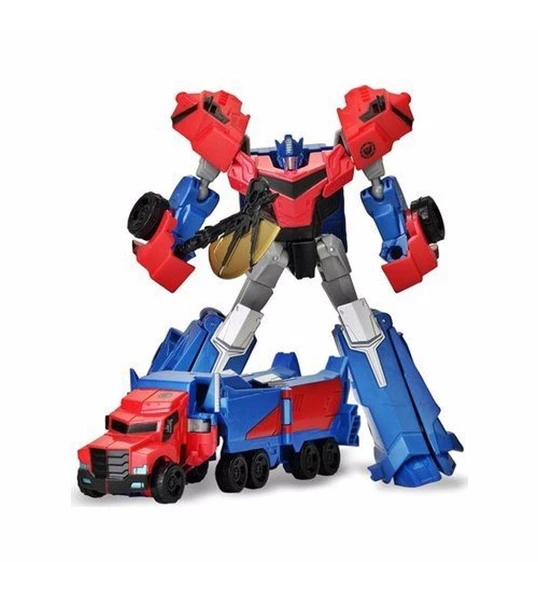 Metal Gövdeli Dönüşebilen Transformer Robot Bumblebe Ve Optimus Prime Araba 2'li Set - 2