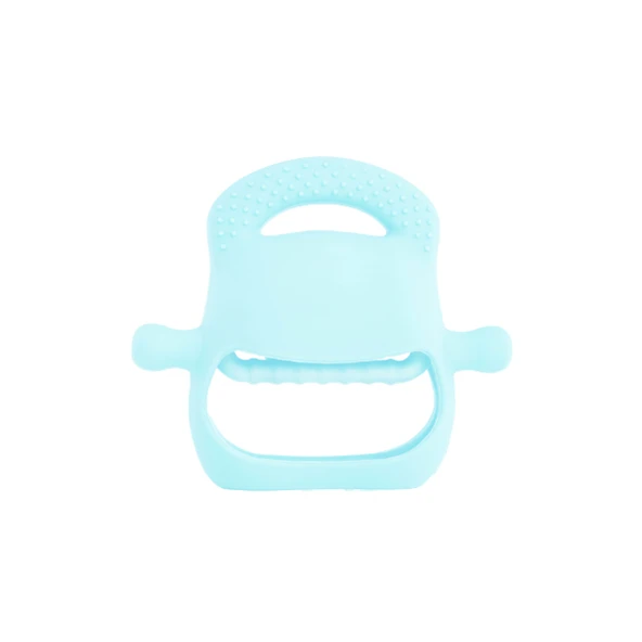 Mavi Bebek Silikon Diş Kaşıyıcı - Resim 3