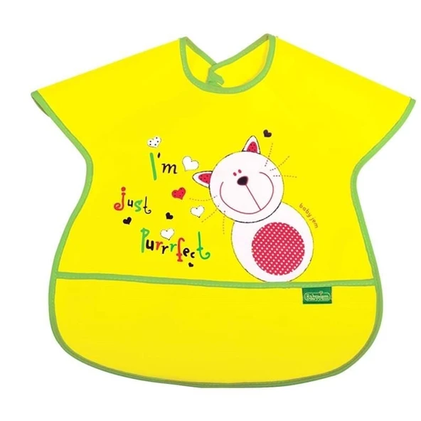 BabyJem Poli Muşamba Büyük Mama Önlüğü 029 Sarı ürün görseli