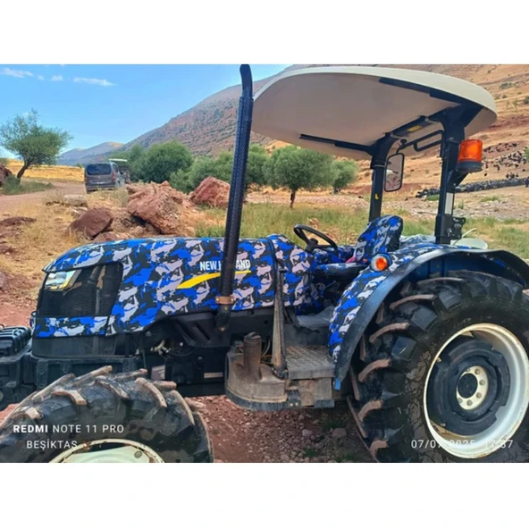 New Holland TT 50-TT 55 ve TT 65 Tarla Tipi Traktör Kılıfı Branda - Resim 7