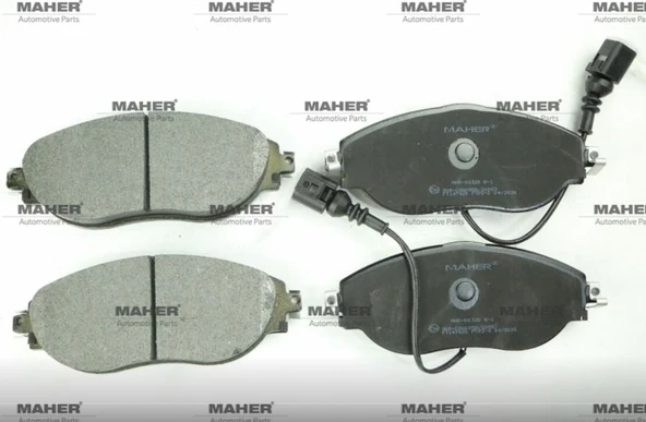 FREN BALATASI GOLF 6 12- PASSAT 14 PASSAT 08-12 LEON 12- FİŞLİ ÖN BÜYÜK ürün görseli