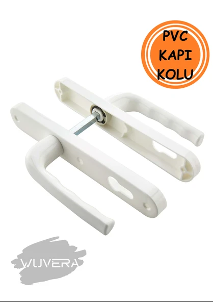 Wuvera PVC Kapı Kolu Takımı – Sert Plastik, Vidalı Montaj ile Pratik Kullanım ürün görseli 1