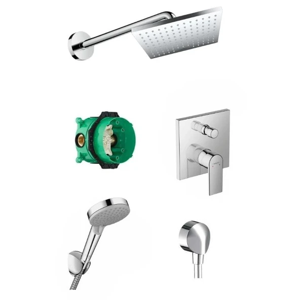 Hansgrohe Vernis Shape Ankastre Banyo Duş Seti