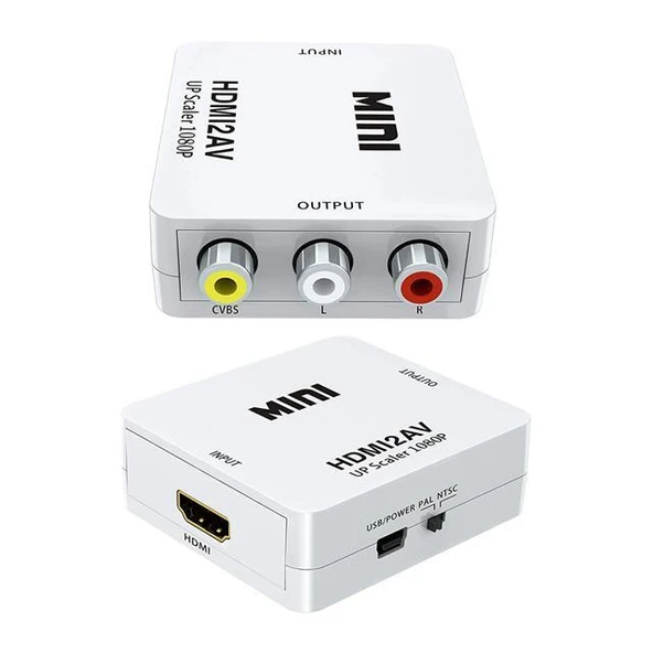 Fully G-573O HDMI To RCA Mini Model 1920x1080 Çevirici Konvertör - Resim 2