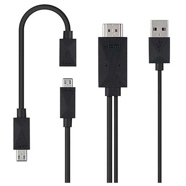 Powermaster Micro Usb S2-S3-S4 Uyumlu HDMI Çevirici Kablo ürün görseli 1