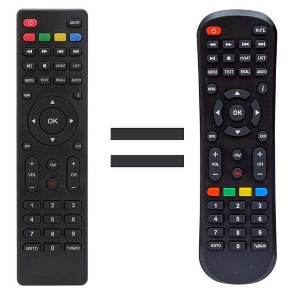 Magbox Natural - Crystal - Pluton S / Mersat Private - Elite HD / Wismann- Rowell HD - Cvs 8530HD - Amstrad 120 HD Uydu Kumanda ürün görseli 1