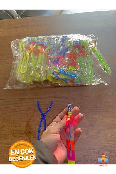 PapatyamPartiEvi Parlayan Led Işıklı Uçan Sapan Fırıldak - Eğlencenin Işıkla Buluşması! - 8